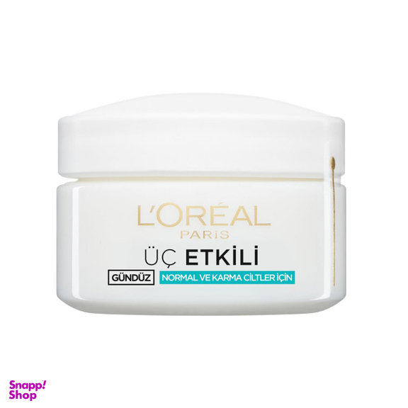 کرم مرطوب کننده روز لورآل (Loreal) مدل Normal Ve Karma حجم 50 میلی لیتر