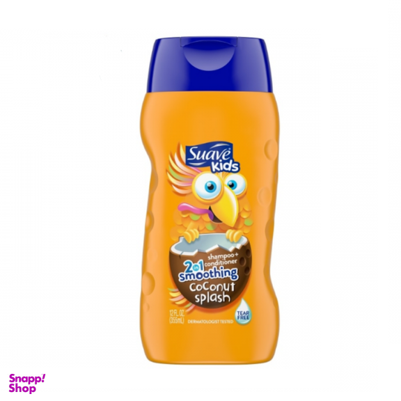 شامپو بچه سواو (Suave) مدل Coconut Splash حجم 355 میلی لیتر