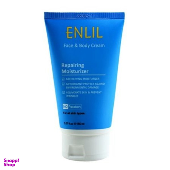 کرم مرطوب کننده دست و صورت ویتامین E انلیل (Enlil) مدل Repairing حجم 150 میلی لیتر