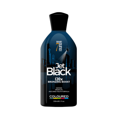 لوسیون سولاریوم سیون (Seven) سری Jet Black مدل 120X حجم 250 میلی لیتر