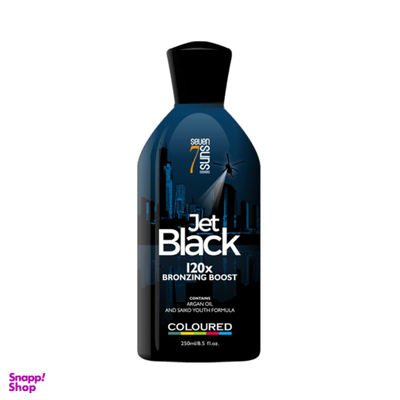 لوسیون سولاریوم سیون (Seven) سری Jet Black مدل 120X حجم 250 میلی لیتر