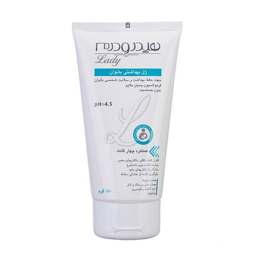 ژل شستشوی بانوان هیدرودرم (Hydroderm) سری Quadra Action حجم 150 میلی لیتر