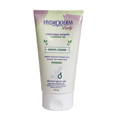 ژل بهداشتی بانوان هیدرودرم (Hydroderm) مدل Whita Femme حجم 150 میلی لیتر