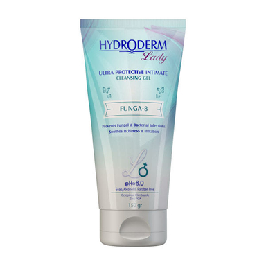 ژل بهداشتی بانوان هیدرودرم (Hydroderm) مدل Funga-8 حجم 150 میلی لیر