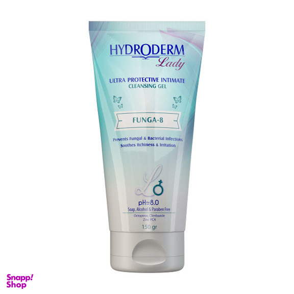 ژل بهداشتی بانوان هیدرودرم (Hydroderm) مدل Funga-8 حجم 150 میلی لیر