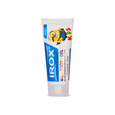 خمیر دندان شیری اطفال ایروکس (Irox) مدل Vanile حجم 80 میلی لیتر