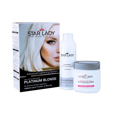 روشن کننده مو استار لیدی (Starlady) مدل Platinum حجم 270 میلی لیتر