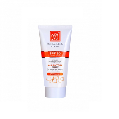 کرم ضد آفتاب فیزیکال مای (My) با SPF30 مناسب پوست های حساس و خشک پحجم 50 میلی لیتر