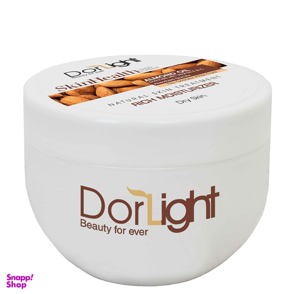 کرم مرطوب کننده دست دورلایت (Dorlight) حاوی بادام حجم 300 میلی لیتر