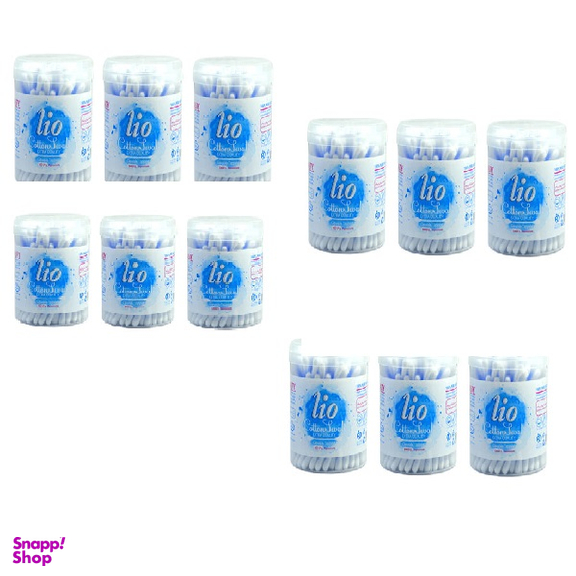 گوش پاک کن لیو (Lio) مدل Cottone sulal مجموعه 12 عددی