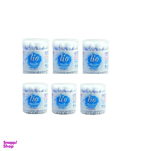 گوش پاک کن لیو (Lio) مدل Cottone sulal مجموعه 6 عددی