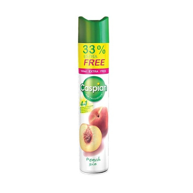 اسپری خوشبو کننده هوا کاسپین (Caspian) مدل Peach حجم 400 میلی لیتر