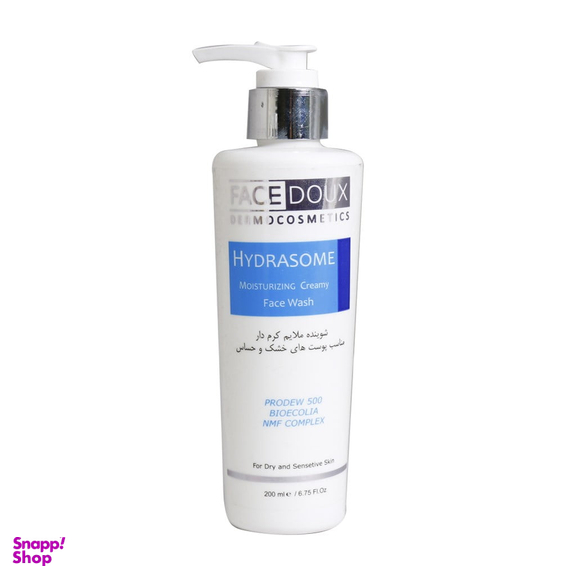 ژل شستشو صورت فیس دوکس (Face Doux) مدل Moisturizing حجم 200 میلی لیتر