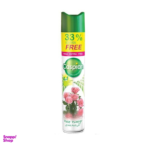اسپری خوشبو کننده هوا کاسپین (Caspian) مدل Rose Water حجم 400 میلی لیتر