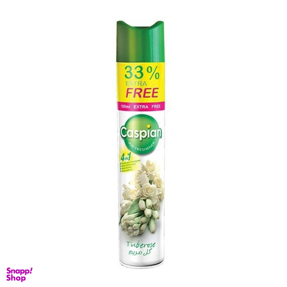 اسپری خوشبو کننده هوا کاسپین (Caspian) مدل Tuberose حجم 400 میلی لیتر