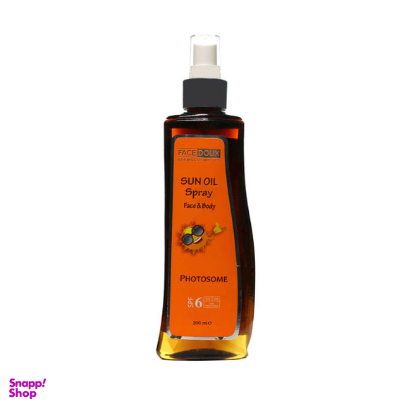 اسپری روغن آفتاب فیس دوکس (Face Doux) مدل Photosome حجم 200 میلی لیتر