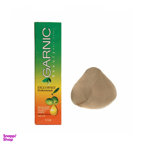 کیت رنگ موی گارنیک (Garnic) شماره 9.1 رنگ بلوند خاکستری خیلی روشن