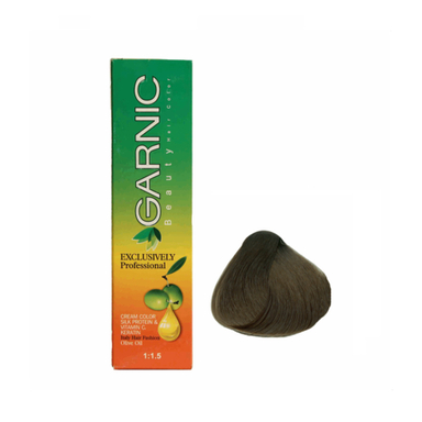 کیت رنگ موی گارنیک (Garnic) شماره 5.3 رنگ قهوه ای زیتونی روشن