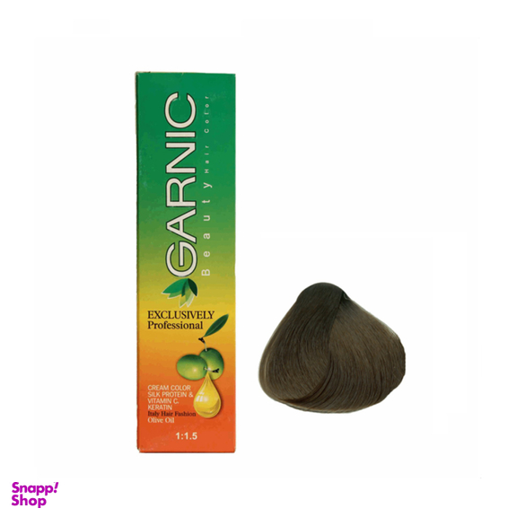 کیت رنگ موی گارنیک (Garnic) شماره 5.3 رنگ قهوه ای زیتونی روشن
