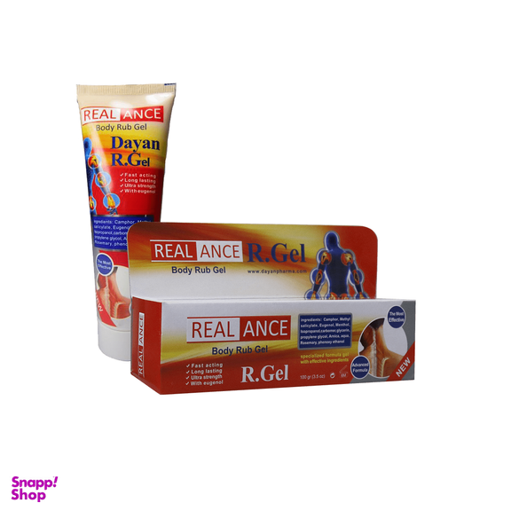 ژل موضعی عضلات و مفاصل ریلنس مدل R.Gel وزن 100 گرم