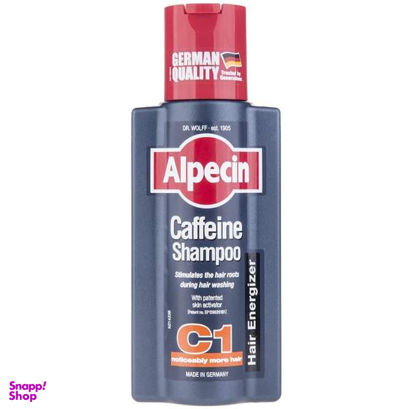 شامپو ضد ریزش مو آلپسین (Alpecin) مدل Caffeine C1 حجم 375 میلی لیتر