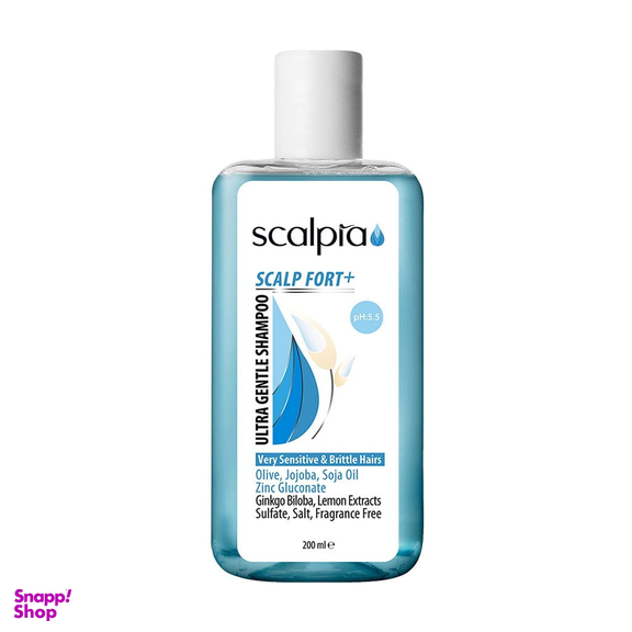 شامپو مو اسکالپیا مدل +SCALP FORT حجم 200 میلی لیتر