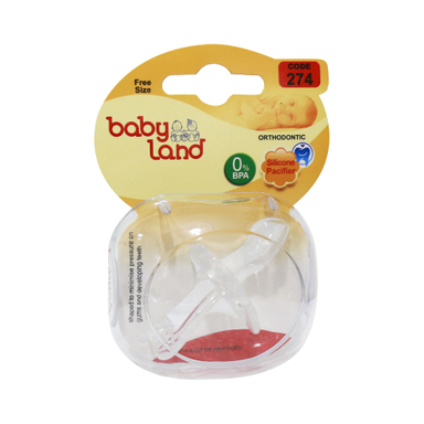 پستانک ارتودنسی بی بی لند (Baby Land) مدل 274 بی رنگ