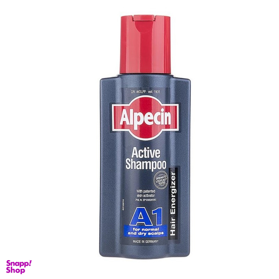 شامپو مو آلپسین (Alpecin) مدل A1 Active حجم 250 میلی لیتر