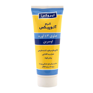 کرم مرطوب‎ کننده ایروکس مدل Atopix حاوی 3% اوره حجم 75 میلی‌ لیتر