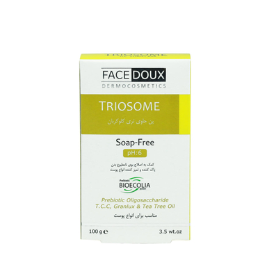 پن ضد باکتری فیس دوکس (Face Doux) سری Triosome مناسب انواع پوست وزن 100 گرم