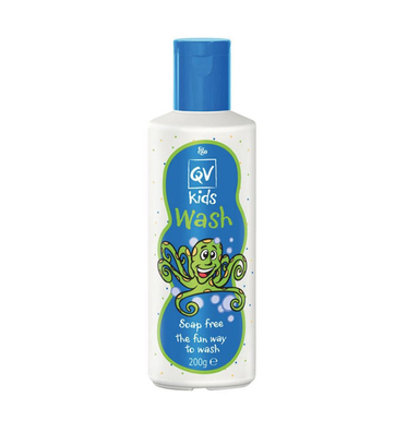 شامپو بدن کودک کیووی (QV) مدل Kids Wash حجم 200 میلی لیتر