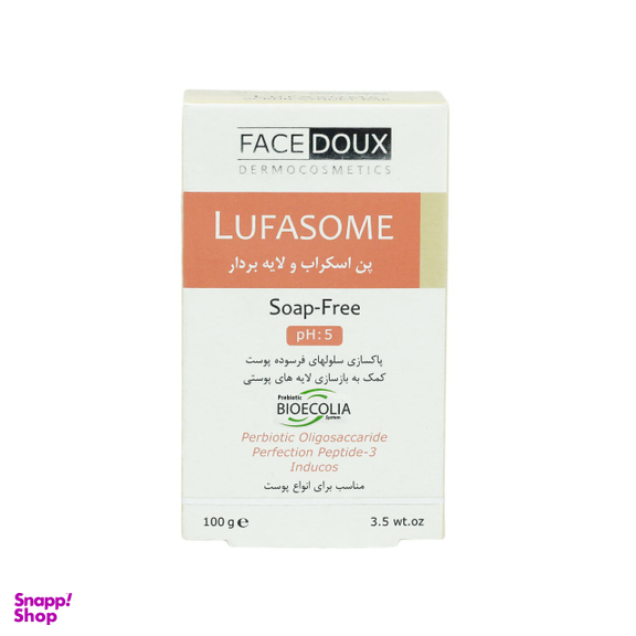 پن لایه بردار فیس دوکس (Face Doux) سری Lufasome مناسب انواع پوست حجم 100میلی‌ لیتر
