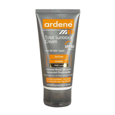 کرم ضد آفتاب آقایان آردن مدل Total با SPF 50 حجم 50 میلی‌ لیتر