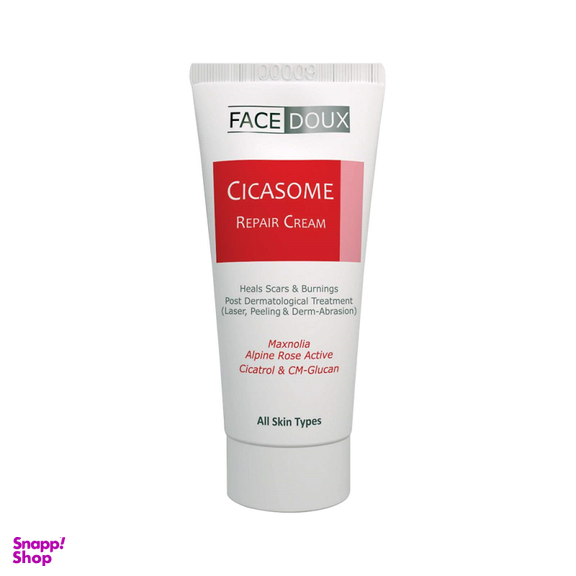 کرم ترمیم کننده فیس دوکس سری Cicasome مدل Repair Cream مناسب انواع پوست حجم 30 میلی‌ لیتر
