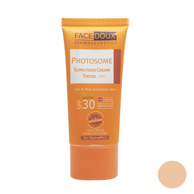 کرم ضد آفتاب رنگی فیس دوکس (Face Doux) سری Photosome با SPF30 مناسب پوست خشک کد || حجم 40 میلی لیتر