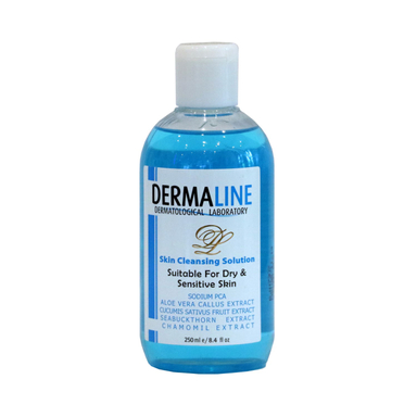 تونر پاک کننده درمالاین (Dermaline) مناسب پوست خشک بسته 1 عددی حجم 250 میلی لیتر