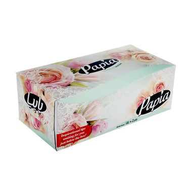 دستمال کاغذی پاپیا مدل 2 لایه بسته 150 برگ