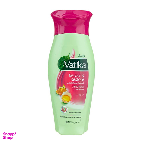 شامپو ترمیم کننده مو واتیکا (Vatika) مدل Egg