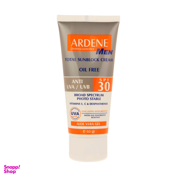 کرم ضد آفتاب مردانه آردن (Ardene) با SPF 30 وزن 60 گرم
