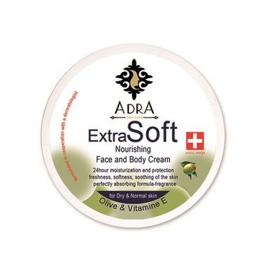 کرم مرطوب کننده آدرا (Adra) مدل Olive & Vitamin E حجم 200 میلی‌ لیتر