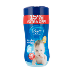 دستمال مرطوب کودک دافی (Dafi) مدل 01 بسته 50 عددی