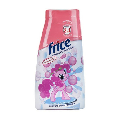 خمیردندان ژل مایع کودک فریس (Frice) مدل 2in1 Bubble Gum مقدار 100 گرم