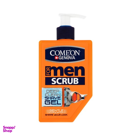 ژل اصلاح ریش کامان (Comeon) مدل Scrub حجم 260 میلی لیتر