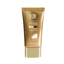 کرم ضد آفتاب ژوت (Jute) مدل Cosmetics spf 50 بی رنگ حجم 40 میلی‌‌لیتر