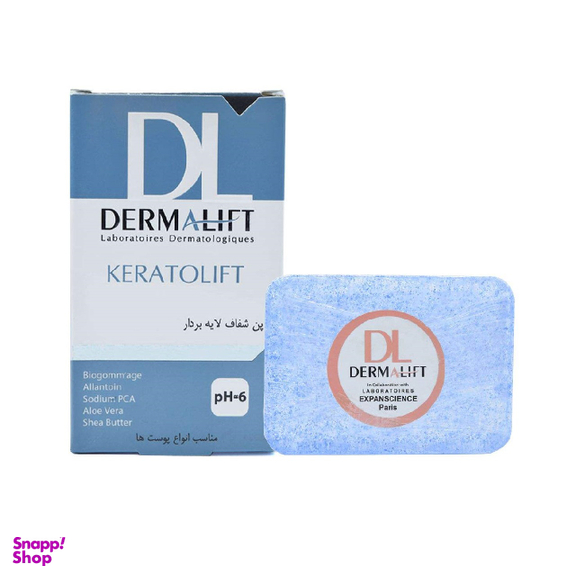 شوینده غیرصابونی لایه بردار درمالیفت (Dermalift) مدل کراتولیفت 100 گرم