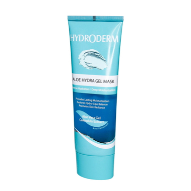 ماسک ژلی آبرسان و التیام بخش هیدرودرم (Hydroderm) مناسب پوست حساس آلویه ورا و کالاندولا حجم 100 میلی لیتر