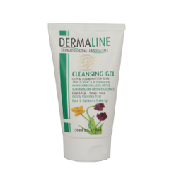 شوینده پوست درمالاین (Dermaline) مناسب پوست چرب حجم 150 میلی لیتر