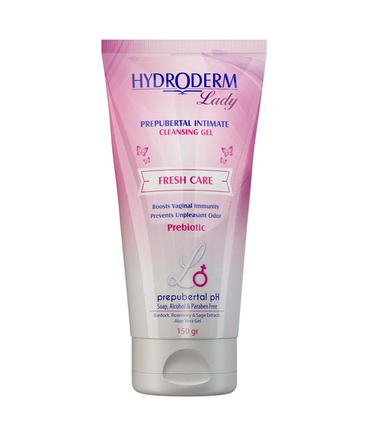 ژل بهداشتی بسیار ملایم بانوان هیدرودرم (Hydroderm) حجم 150 میلی لیتر