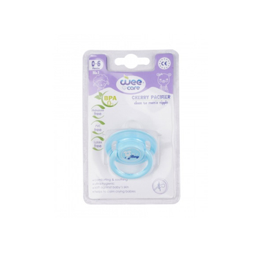 پستانک گیلاسی ساده وی کر (Wee care) سایز 1 کد پی 135
