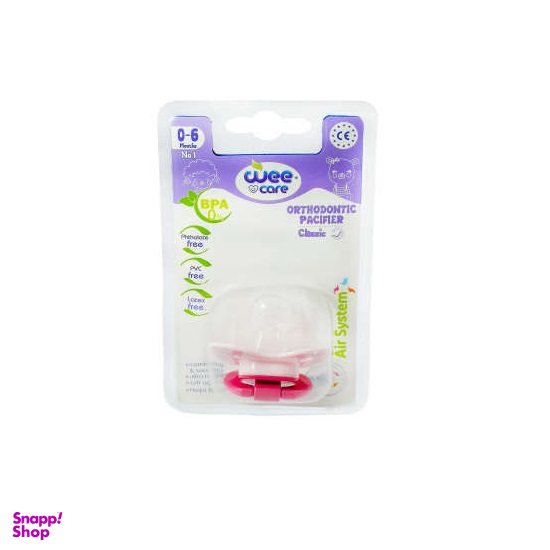 پستانک ارتودنسی مات وی کر (Wee care) سایز 1 کد پی 118 کلاسیک